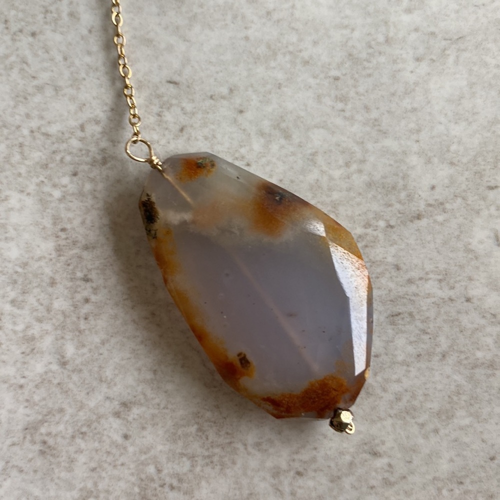 Agate necklace - Picture 9 of 9